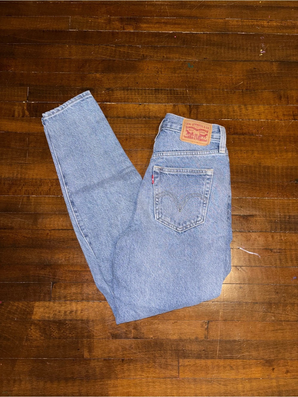 Levi's Light Blue Vintage-Style Straight Jeans